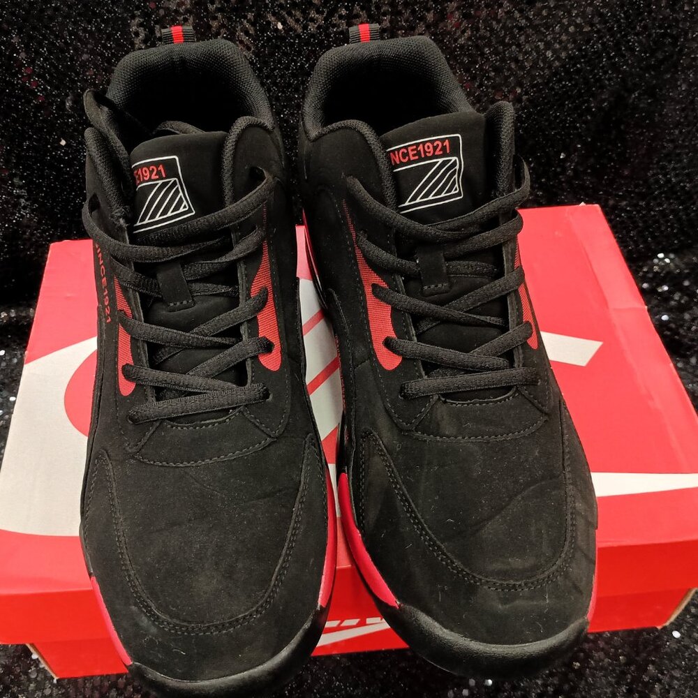 Men's Size 12 Sneaker (Red/Black) - Pre-Owned; Brand: Running Since1921
